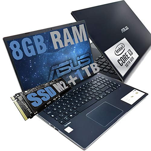 Ordinateur portable Asus ExpertBook I3 Blue ordinateur portable PC écran FHD 15,6 processeur Intel i3-1005G1 3,4 GHz /RAM 8 Go DDR4 /SSD NVMe 256 Go + HD 1 To / VGA INTEL Graphics UHD/Hdmi Wifi USB
