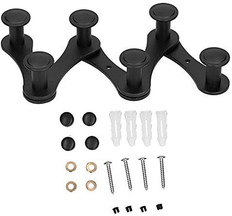 HERCHR Metall erweiterbare Kleiderständer Wand, Erweiterbare Garderobe, Wandmontage, Hutablage Für Wand, Gaderobenhakenleiste, Akkordeon-wandgarderobe Für Jacken, Mäntel, Schals, Handtaschen Und Mehr