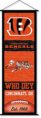 Cincinnati Bengals Banner und Schriftrolle