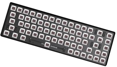 WUUISDNX Tester68 Mechanical Keyboard Kits Wireless 4GBluetooth 0 Ergonomic, black option 9