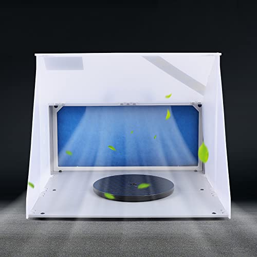 Kaichenyt Cabine d'aérographe, 3 m³/min, mini système d'aspiration professionnel, portable, aérographe, pulvérisateur, kit d'aspiration, kit d'aspiration