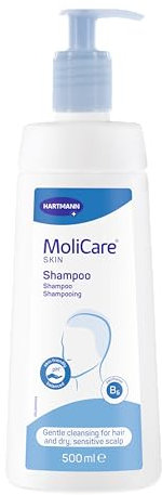 MoliCare Skin Shampoo: zur schonenden pH-hautneutralen Haarwäsche für trockene, empfindliche Kopfhaut, 500 ml