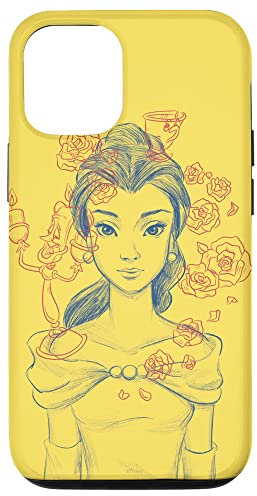 Hülle für iPhone 14 Disney Princess Belle Vintage Gelb