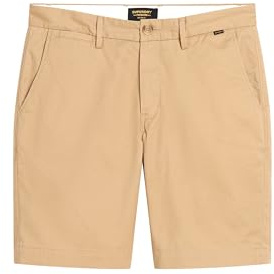 Superdry Herren Stretch-Chinoshorts Shaker Beige 36