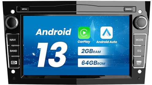AWESAFE Android 13 Radio für Opel Corsa, Astra, Zafira, Meriva mit 7 Zoll Bildschirm, 2GB+64GB, Navi, Carplay, Android Auto, Bluetooth