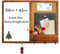 Umtiti 45 x 60 cm Wall Organizer with Whiteboard, Cork Board, Mail Holder and Hooks,Solid Pine Wood Walnut Brown Frame（ZSB-4560SZ）