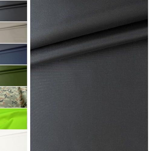 StoffBook Schwarz Corduragewebe Cordura Cordurastoff für Taschen | Öko-Tex zertifiziert, wasserdicht und reißfest, Stoff für Taschen, Rucksäcke und Outdoor-Projekte, Outdoorstoff