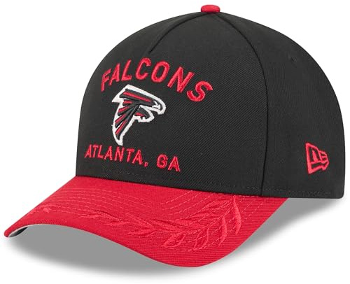 New Era Adult's NFL Draft 9FORTY NFL Atlanta Falcons Baseball Cap Hat Black