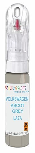 SCOOBYS PAINTS BACK IN THE MIX 21ml Paint Touch Up Pen For Volkswagen Ascot Grey La7A Scratch Removal Car Repair