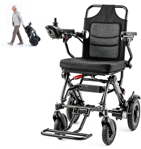 Ultra Light Electric Wheelchair for Adults, Aluminum Frame, Only 13.5kg