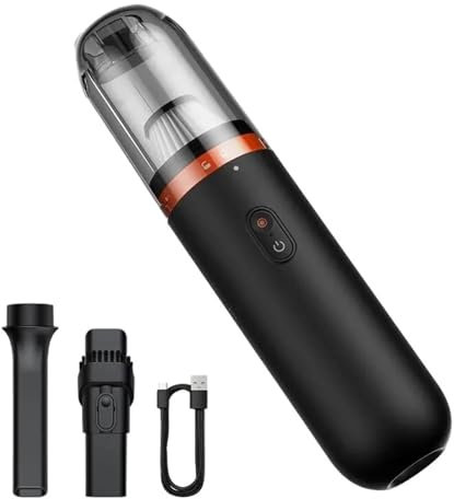 JKELPV Portátil Aspiradores Aspirador de Coche Mini Aspirador automático de Mano Potente soplador de succión y vacío 2 en 1 para el hogar Mini Aspiradora