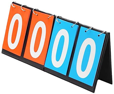 Abaodam Professionelle Sport Anzeigetafel Tragbare Stellige Punktzahlanzeige für Basketball Tischtennis und Badminton Wiederverwendbar und Benutzerfreundlich