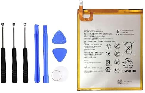 AUZNQEV Batteria HB2899C0ECW per tablet Huawei MediaPad M3 M5 8.4 BTV-DL09 BTV-W09 SHT-AL09 SHT-W09 SHT-W09 MediaPad T5 10,1 AGS2-W09 AGS2-W19 con attrezzi