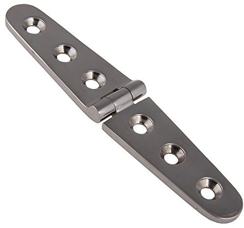 Edelstahl Scharnier LANG 152 x 30 mm Edelstahlscharnier Edelstahl A4 Türscharnier Beschlag Türscharnier