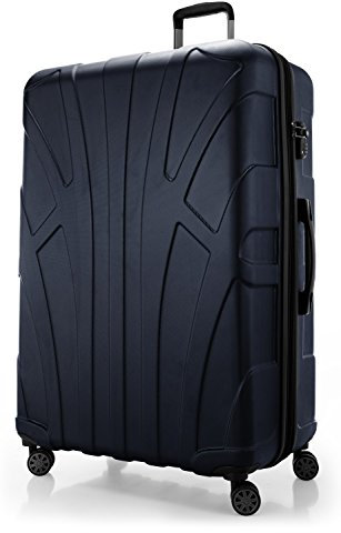 Suitline - extra-großer Reisekoffer Koffer Trolley Rollkoffer, TSA, 84,5 cm, ca. 160 Liter, Hartschale - 100% ABS Matt, Gold