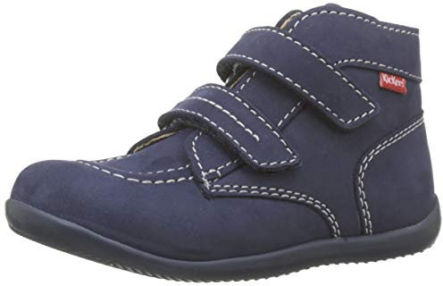 Kickers BONKRO, Stivali Unisex-Bimbi 0-24, Blu (Marine Perm 10), 18 EU