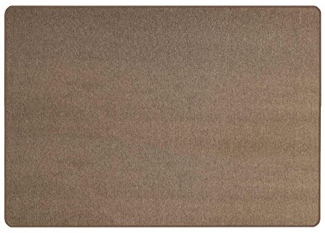 Primaflor Teppich Macao 100 x 150 cm Braun | Schlingenteppich Kurzflor | Vliesrücken | Läufer für Wohnzimmer Flur & Küche | Gekettelt | Fußbodenheizung geeignet | 4 mm Florhöhe