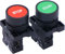 Tiass Avvio Arresto Interruttore a Pulsante Momentaneo,AC 660V 10A Rosso Segno Normalmente chiuso verde Segno Normalmente aperto(1NO 1NC) HB2-Start/Stop