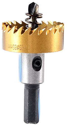 KATUR 35mm HSS - Foret de scie trépan, couteau à métaux en acier inoxydable, outil de coupe au cobalt pour bois, alliage (35mm)
