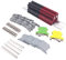 Mifive Morsettiera Kit Morsetti DIN Rail + Blocchi di Terra + Rail nel Alluminio + Staffe Terminali + Cover Terminali + Kit Ponticelli