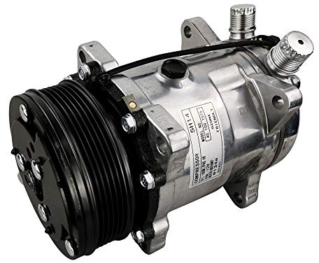 Compresor universal de aire acondicionado 6PK embrague SD 508 5H14 R134A correa serpentina 12V