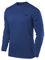 TCA Element Sport Langarmshirt Herren - Funktionsshirt mit Rundhalsausschnitt - Laufshirt Running Shirt atmungsaktiv - Langarm Sportshirt - Sport Oberteil - Leuchtend Blau, L