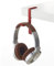 OneCut Headphone Hanger & Bag Hook, Universal Aluminum Metal Headphone Stand Holder for Bag and PC Gaming Headset & Bluetooth Wireless Headphone (Red)