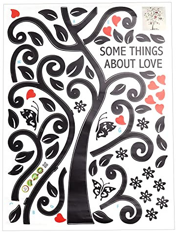 Alvinlite Stickers muraux Arbre Photo Fond Amovible Sticker Mural Autocollant Mural pour Salon Chambre décoration de Fond