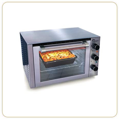 LITTLE BALANCE 8516 Four Quartz Pro 1050C, Four électrique Turbo Quartz, Mutifonctions, 1800 W, Tout Inox, Fabrication 100% française