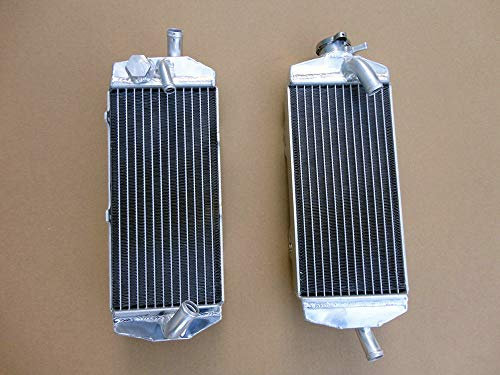 FSMOTO Radiador de aluminio para K-T-M 250/400/450/520/525/530/540/560 SX/SMS/SMR/EXC/MXC/XC-W XC-G Racing 2002-2007 2003 2004 2005 2006