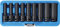 DOUILLES TORX FEMELLES A CHOC LONGUES, 1/2 COFFRET DE 9 DOUILLES