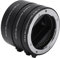 Anello Adattatore per Tubo di Estensione Macro con Messa a Fuoco Automatica Set di Tubi di Prolunga Macro Anello Adattatore per Montaggio Obiettivo 10mm+16mm+21mm per Obiettivi Sony E Mount