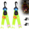LED Blinklicht Schulranzen - 2er USB Aufladbar Kinder Reflektoren Blinklicht Schulranzen Sicherheitslicht, wasserdichte Sicherheit Licht Reflektor Anhänger für Schulranzen, Rucksack, Wandern