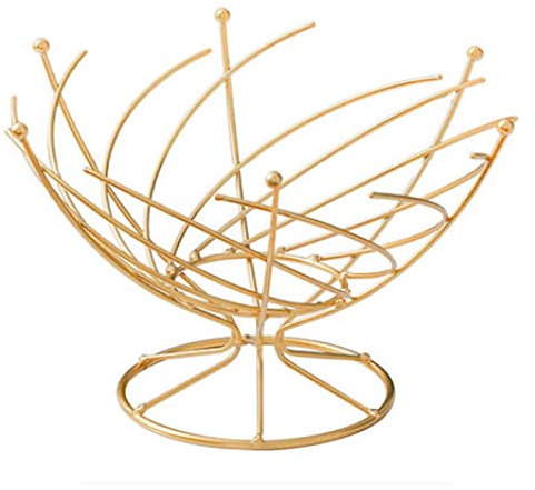 Support Gateau Bonbon Corbeille À Fruits en Métal Fruit Bowl Rack Stand Countertop Fruit Basket