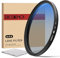 Beschoi Zirkularer Polfilter 58mm CPL Filter,Polarisationsfilter mit 30-Fach Vergütung