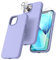 TOCOL für iPhone 13 Hülle Silikon, Stoßfest Anti-Rutsch Anti-Fingerabdruck Kratzfest Handyhülle für iPhone 13 Case, Lila