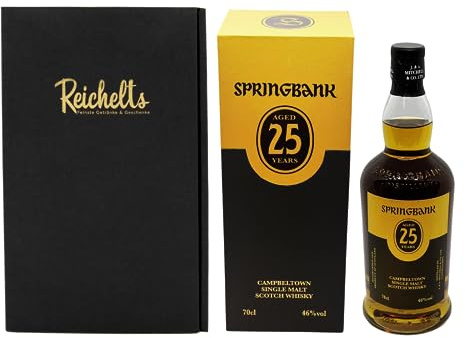Springbank Campbeltown Single Malt Scotch Whisky 25 Jahre 0,7 l 46% als Geschenkset mit Präsentbox by Reichelts