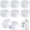 (8-PCs) Travel Bottle Caps Compatible with Avent Bottles, Bottle Lids Replacement White