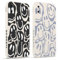 Pnakqil 2 stück Handyhülle für Apple iPhone XS Max 6.5,Hülle Lustiges Verdrehtes Lächeln Face Grimace Bemaltes Muster süß Aesthetic Mädchen Silikon Schutzhülle Tasche Schön Kameraschutz Case