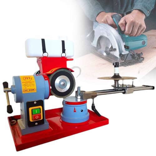 SACLMD Circular Saw Blade Sharpener,Electric Saw Blade Sharpener Machine,Rotary Angle Mill Sharpener,Saw Blade Sharpener Machine,for Carbide Tipped Saw Blades,110V