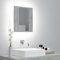 BUKSCYJS Badezimmer Schrank,Bathroom Cabinetled-Bad-Spiegelschrank Betongrau 40x12x45 cm Acrylgeeignet FüR Wohnzimmer, Esszimmer, Badezimmer, Eingang, Toilette, Empfangsraum