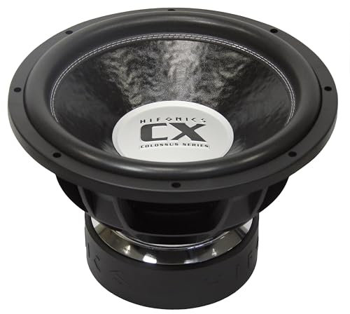 Hifonics CX15D2-38 cm (15) High End Subwoofer de la serie Colossus | 4500 W/RMS, 9000 W/MAX
