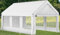 Homall Tente de réception 3x6m,Armature métallique Barnum,tonnelle stabil-18 Crochets au Sol 4 Cordes résistantes au Vent,Grande Tente de Mariage de Luxe pavillon de Jardin 18m²,Blanc