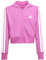 adidas Bambina ESSENTIALS FULL ZIP HOODIE, semi lucid fuchsia/white, 11-12 Years