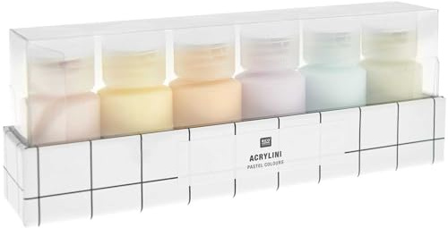 Acrylini Set Pastell, 6 x 22 ml