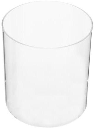 ABOOFAN Abat-Jour Au Kérosène Verre De Remplacement Lampe À Huile Cheminée Abat-Jour Clair Cylindre Couvercle De Lumière Verre Abat-Jour Ouragan pour Lampes De Table Lampadaires