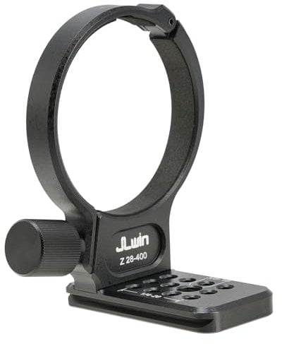 FOTGA Metall-Stativhalterung Objektiv Stativschelle Halterungsring 70mm für Nikon NIKKOR Z 28-400mm f/4-8 VR Objektiv, unten mit 1/4 & 3/8 Schnellwechselplatte für Acra-Swiss Stativ