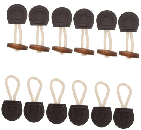 HAWILLOSCH 6 Paare Hornschnalle Schnalle Kragen Schnalle nähen Vintage-Jacken Gürtelschnallen für Kleidung Knöpfe nähen knebelknopf mantelknöpfe Knebelschnallen Mantelverschlussknöpfe Holz