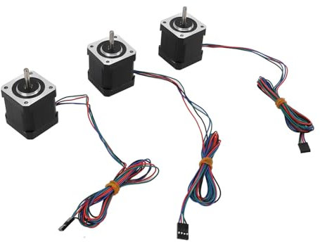 3pcs Nema 17 Stepper Motoren 4 Draht 59ncm Torsions -Schrittmotor mit 1M Kabel und Stecker für 3D -Drucker -CNC XYZ -Maschinen