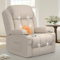 BareTay Lift Chairs Recliner Chairs For the Elderly with Massage & Heat, Extended Footrest Padded Backrest & Seat, USB+Type C Ports, 2 Cup Holders 2 Side Pockets